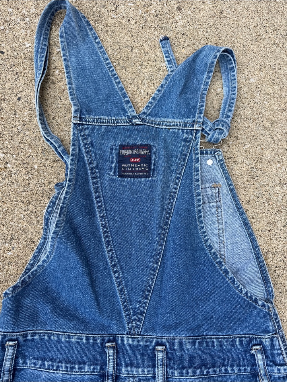 Vintage Men’s Unionbay Overalls Jeans Cargo Size 30 Inseam 32 - Picture 8 of 13